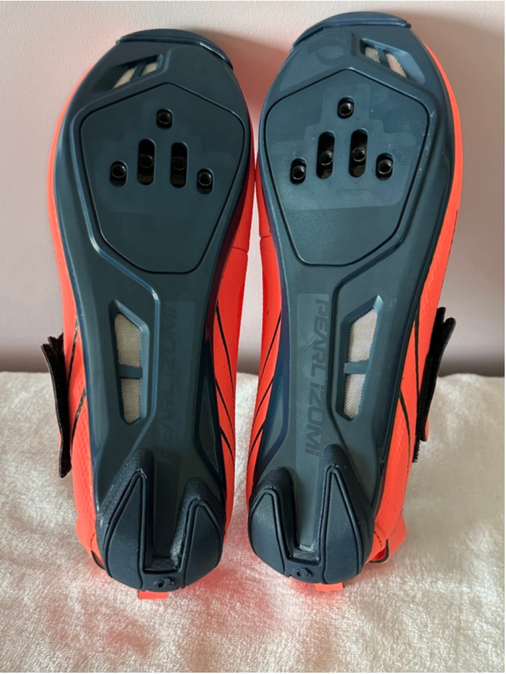 Women's Pearl Izumi W Tri Fly Select V6 Cycling Shoes Orange Black EUR 40 - Picture 5 of 7